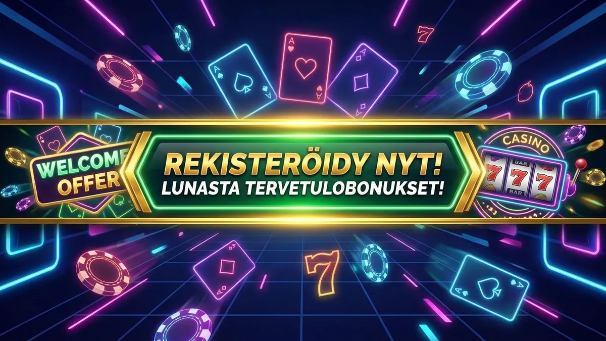 Rekisteröidy bonuksella